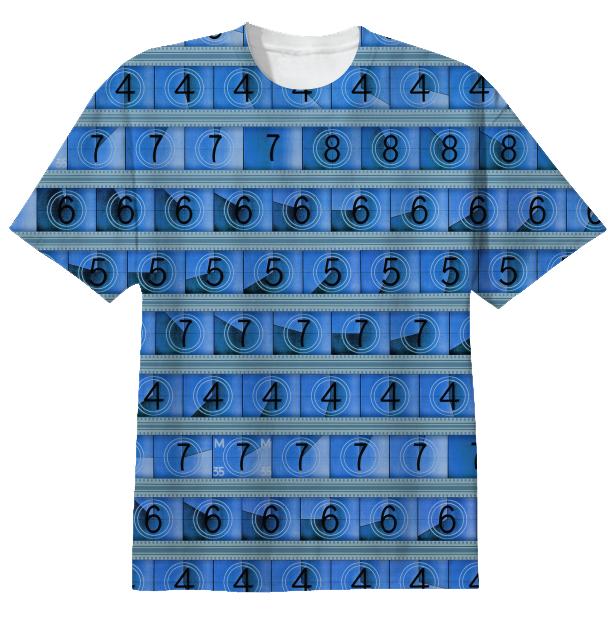 15 70mm Countdown T Shirt Snorkel Blue