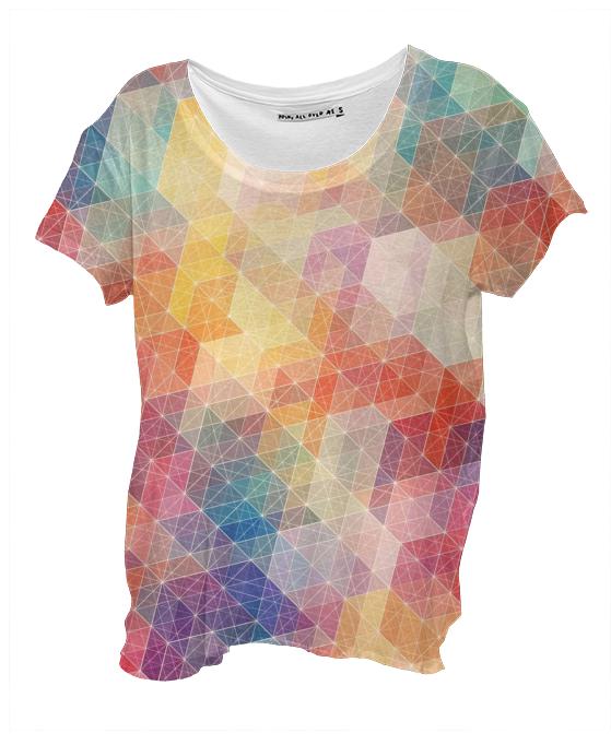 Geometri Drape Shirt