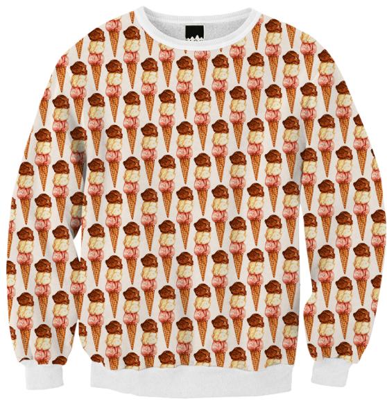 Neapolitan Tripple Sccop Pattern