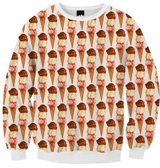 Neapolitan Tripple Sccop Pattern