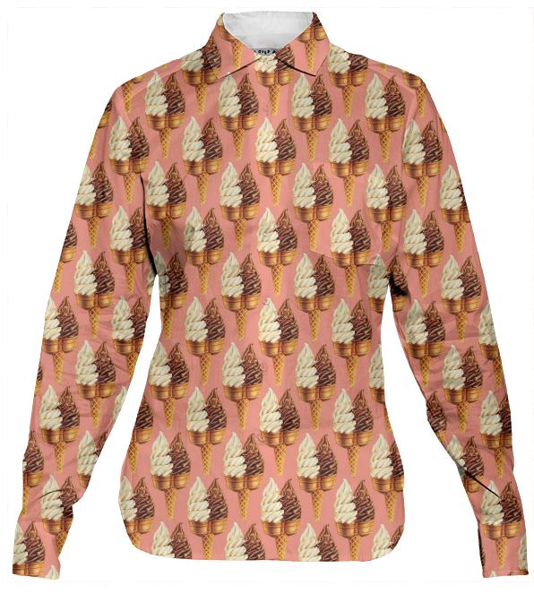 Twin Cone Pattern Pink