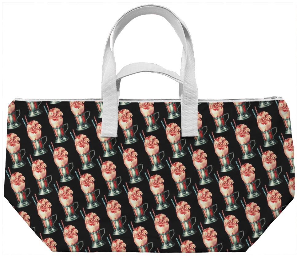 Strawberry Milkshake Pattern