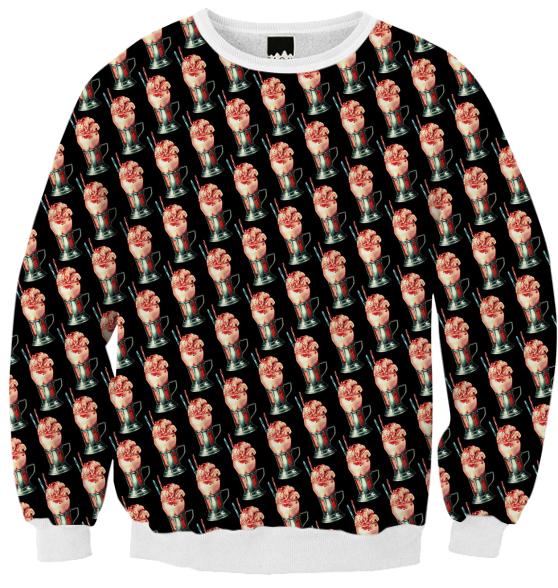 Strawberry Milkshake Pattern