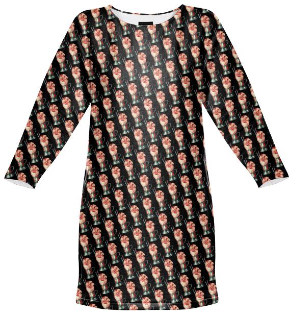 Strawberry Milkshake Pattern