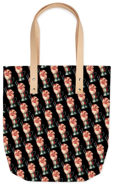 Strawberry Milkshake Pattern