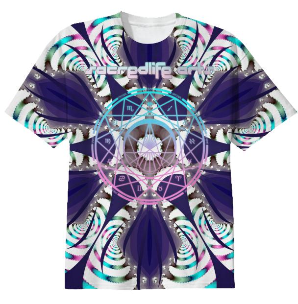 SLM FRACTAL SNOWCAPS T SHIRT