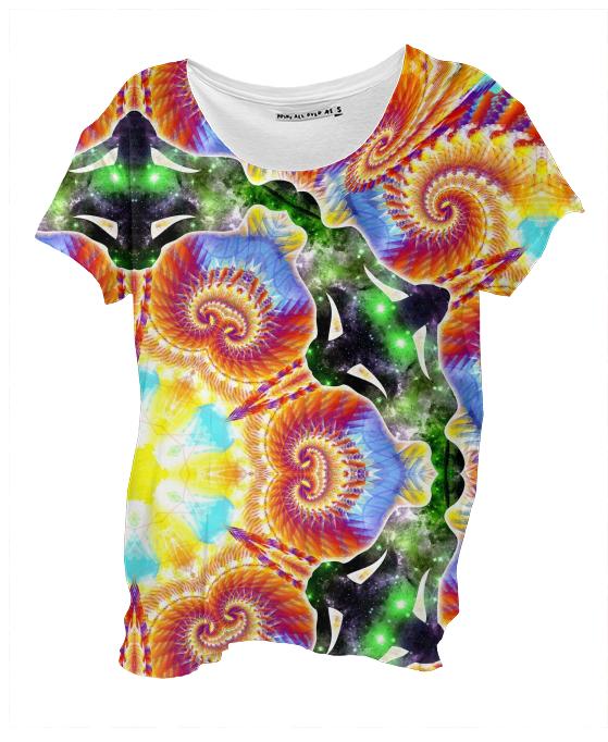 Cosmic Spiral KLS 07 Drape Shirt