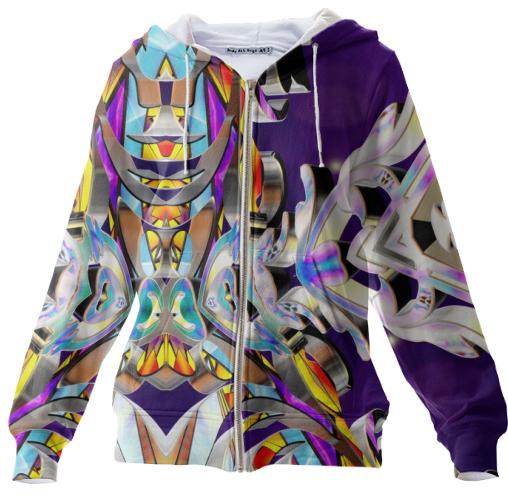Human Vibration Zip Up Hoodie