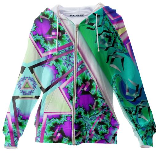 Triple Cepter Zip Up Hoodie