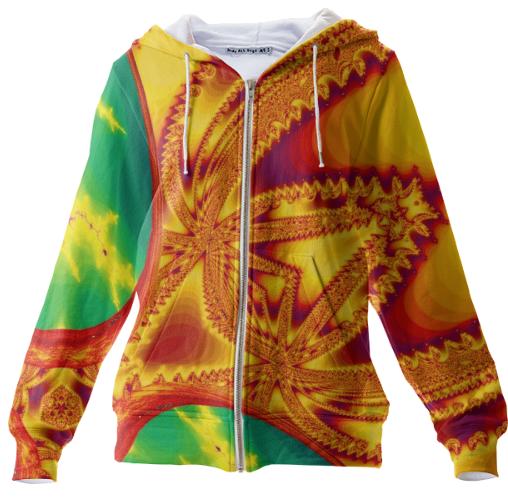 Pineal Flux Zip Up Hoodie