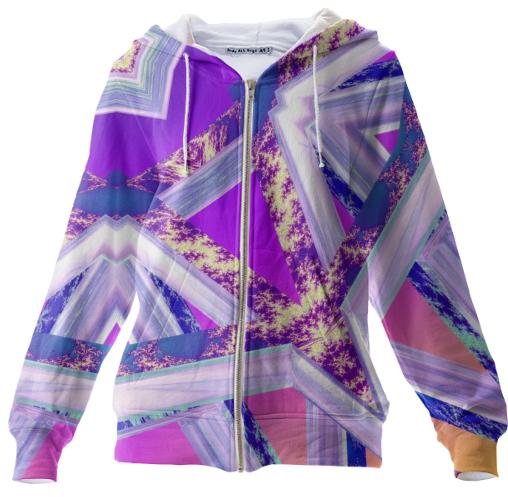 Uninhibited Vitality Zip Up Hoodie