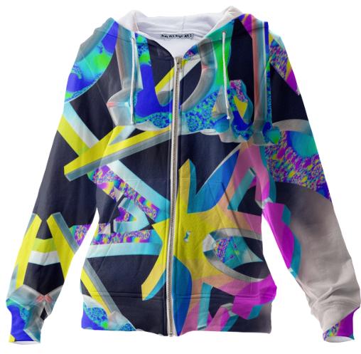 Peaceful Clarity Zip Up Hoodie