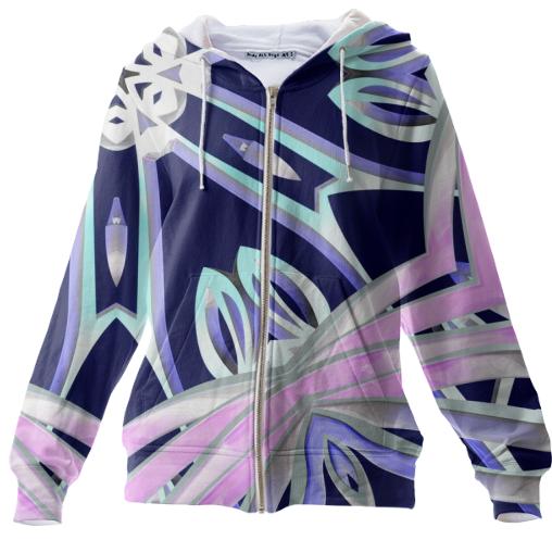 Pleiadian Princess Zip Up Hoodie