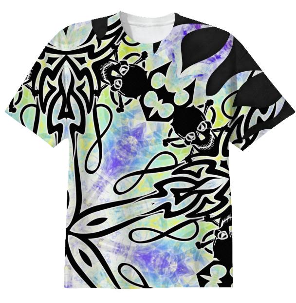 Skull Tribe Star T shirt