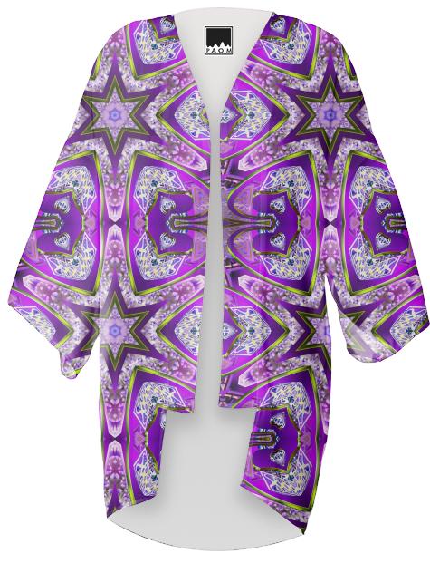 Violet Fury Kimono