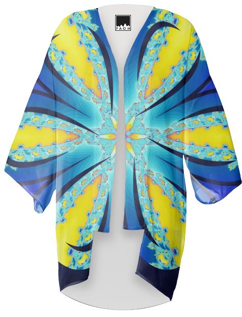 Midnight Swirl Kimono
