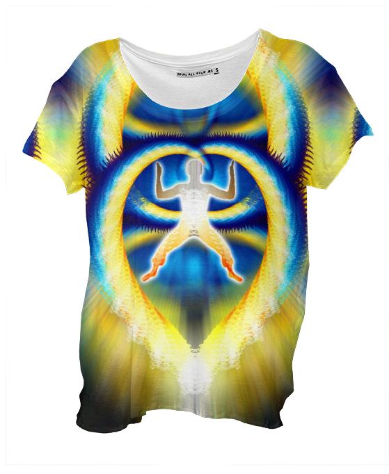 Cosmic Spiral 08 Drape Shirt