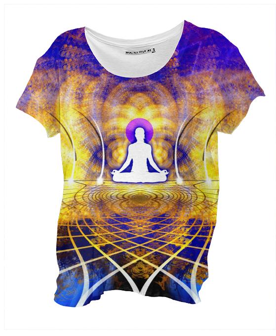 Cosmic Spiral 18 Drape Shirt