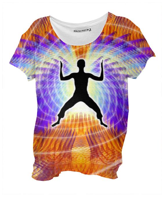 Cosmic Spiral 19 Drape Shirt