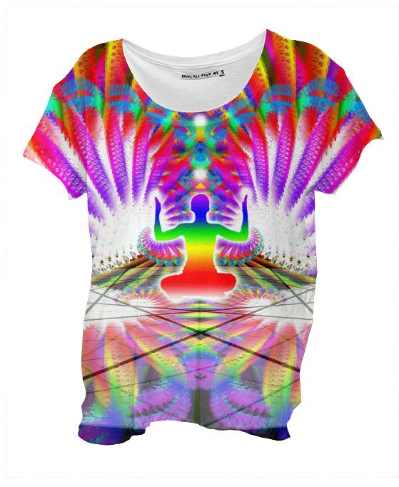 Cosmic Spiral 40 Drape Shirt