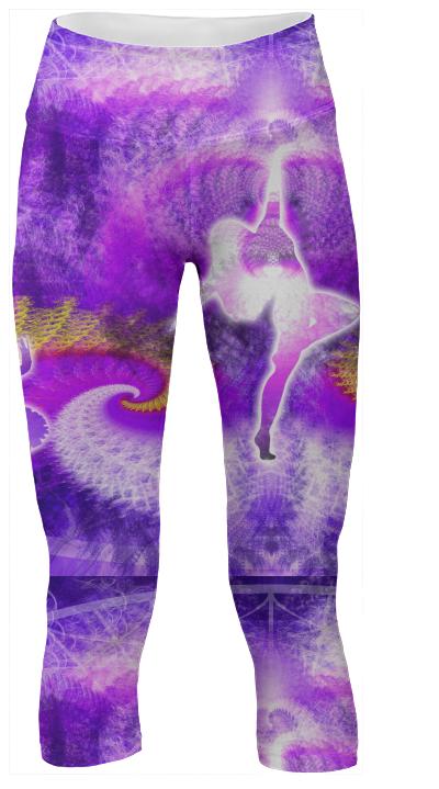 Cosmic Spiral 27 Yoga Pants