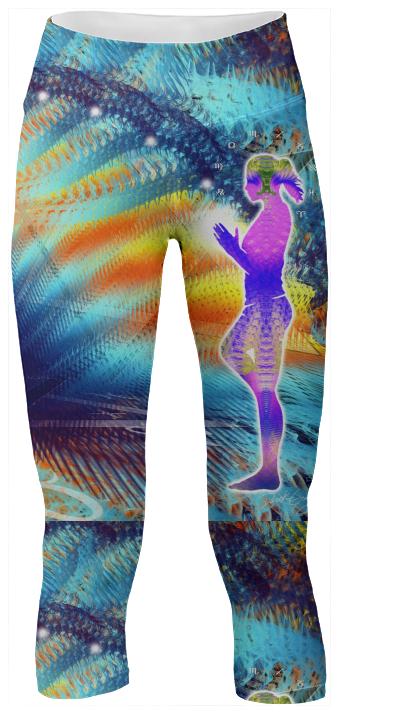 Cosmic Spiral 39 Yoga Pants