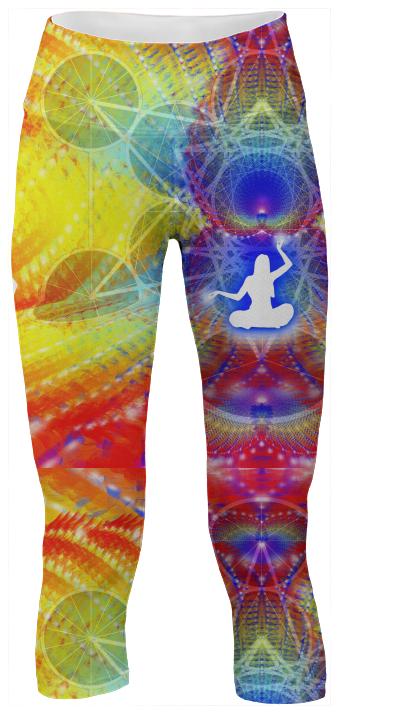 Cosmic Spiral 57 Yoga Pants