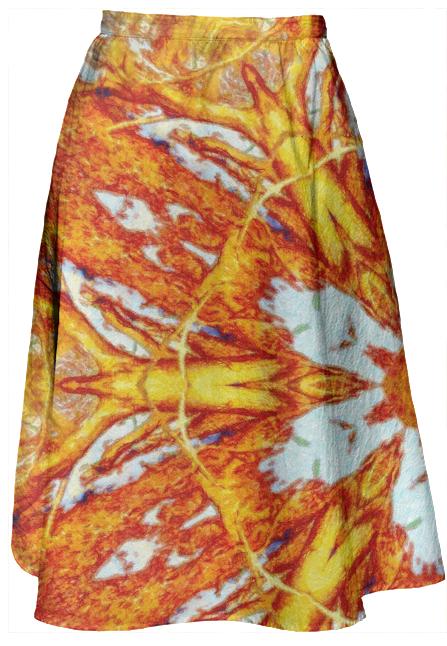 Burning Winter Midi Skirt