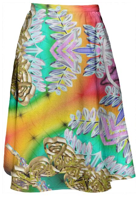 Galactic Starseed Midi Skirt