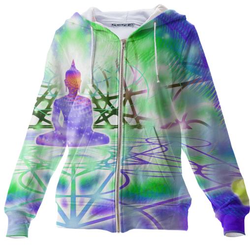 Cosmic Spiral 41 Zip Up Hoodie