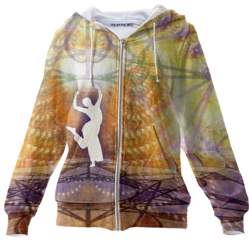 Cosmic Spiral 59 Zip Up Hoodie