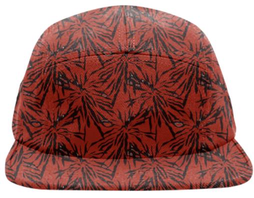 Red Flora Hat
