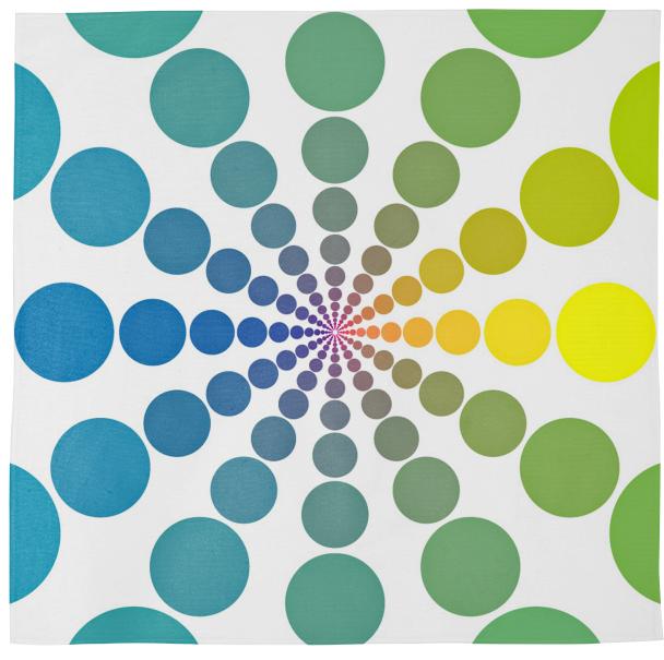 Fun Dots Circles Gradient Radiant Abstract