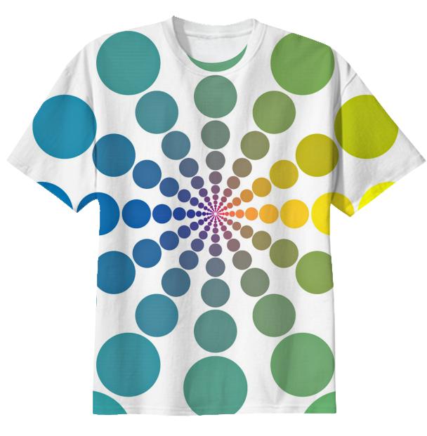 Fun Dots Circles Gradient Radiant Abstract