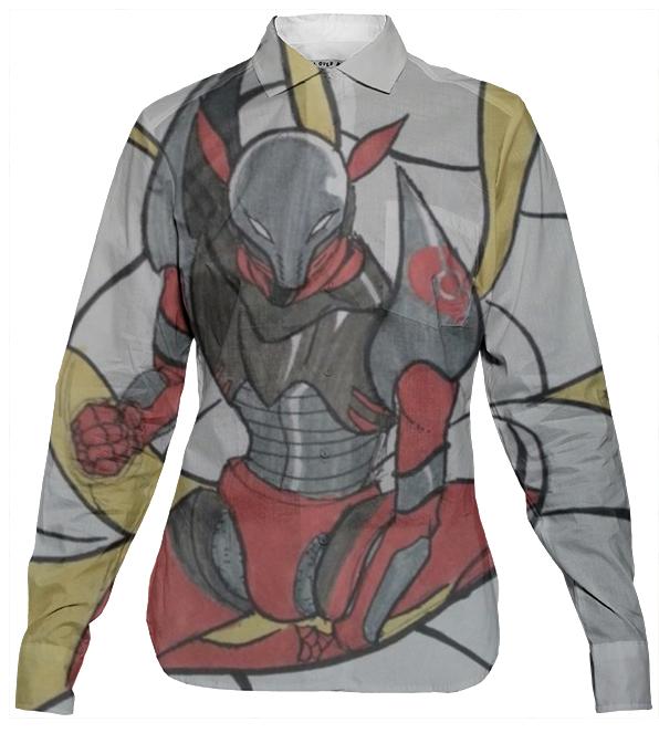 Queen of Hearts buttondown Women