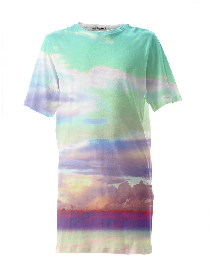 Vaporwave Pastel Sky Tall T Shirt