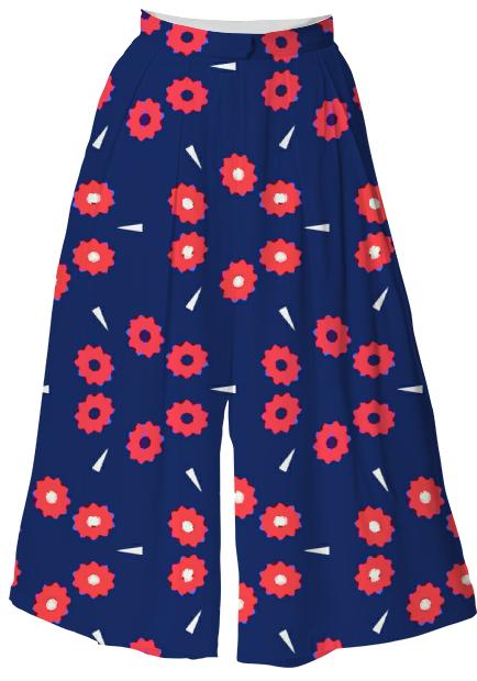 folky florals 1 culottes