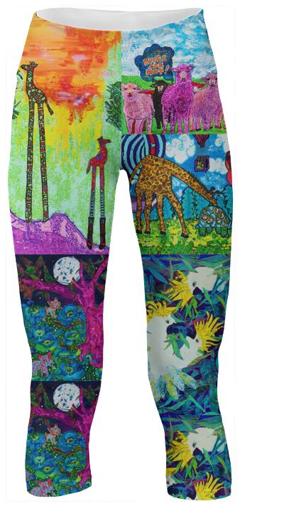 Collage Yoga Pants