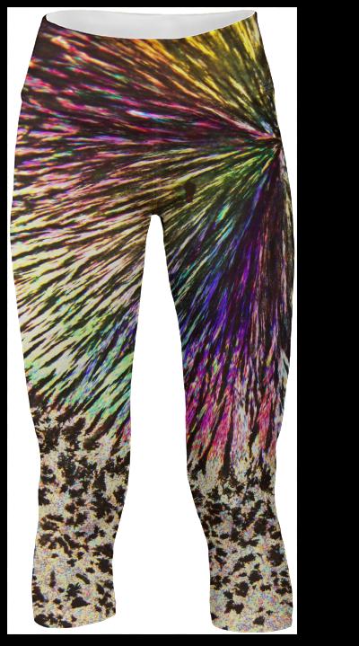 Menthol Burst Crystal Yoga Pants