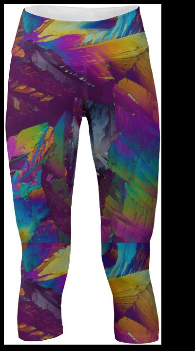 Wild Splash Crystal Yoga Pants