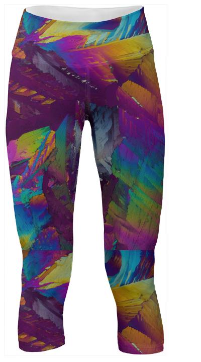 Wild Splash Crystal Yoga Pants