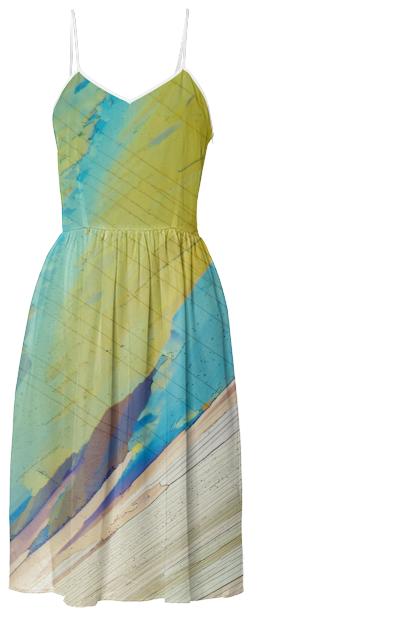 Light and Cool Crystal Summer Dress