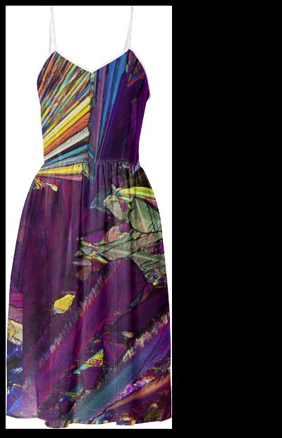 Psychedelic Crystal Summer Dress