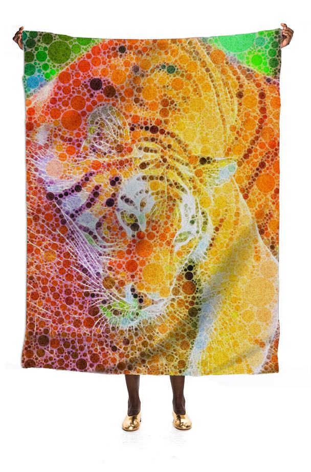 Beautiful Vibrant Abstract Tiger