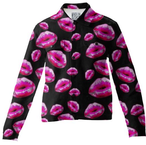 Hot Pink Sassy Lips Jacket