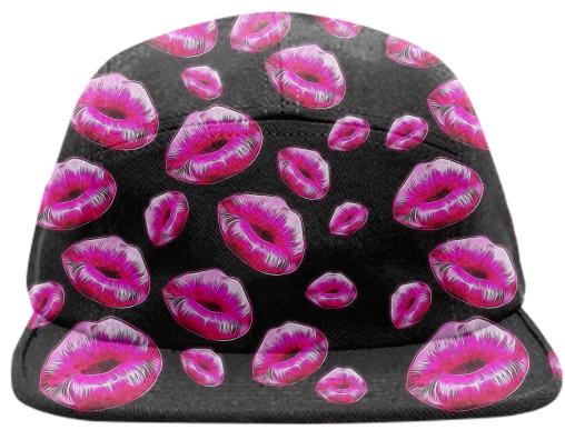 Hot Pink Sassy Lips Ballcap