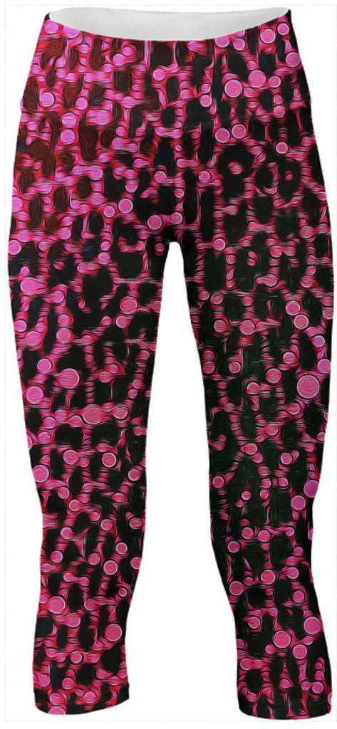 Florescent Pink Cheetah Yoga Pants