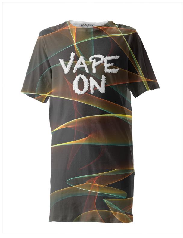 Vape On Psychedelic Smoke Tall Shirt