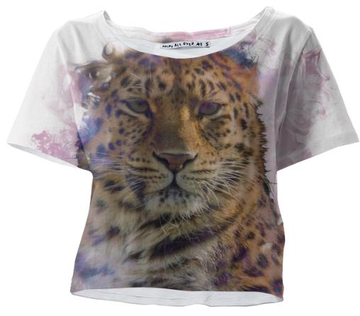 Smokey Tiger Crop Tshirt