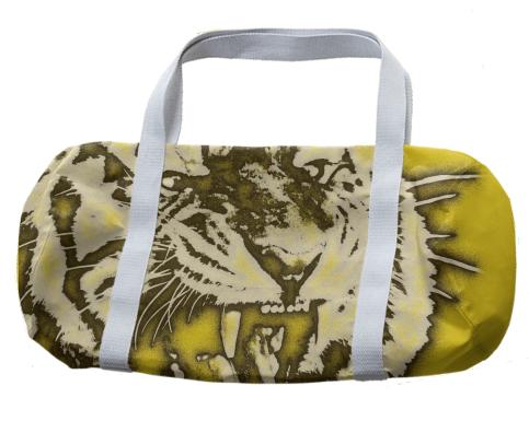 Florescent Yellow Tiger Duffle Bag